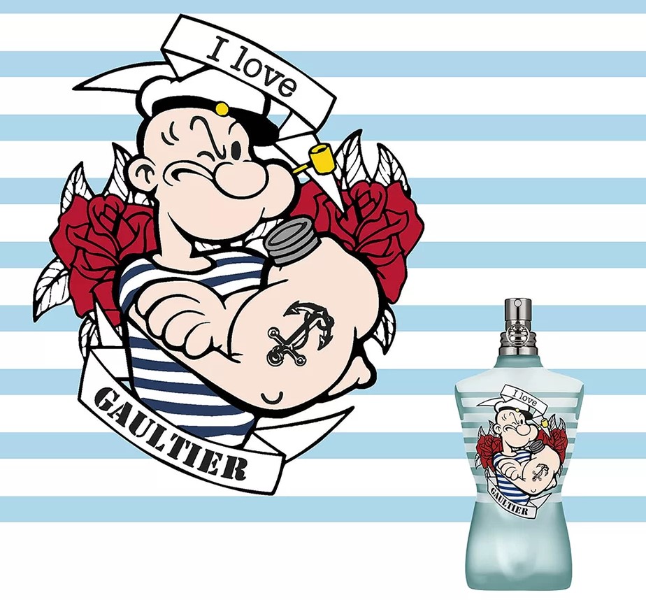 عطر ادکلن ژان پل گوتیه له میل پوپی او فرش | Jean Paul Gaultier Le Male Popeye Eau Fraiche